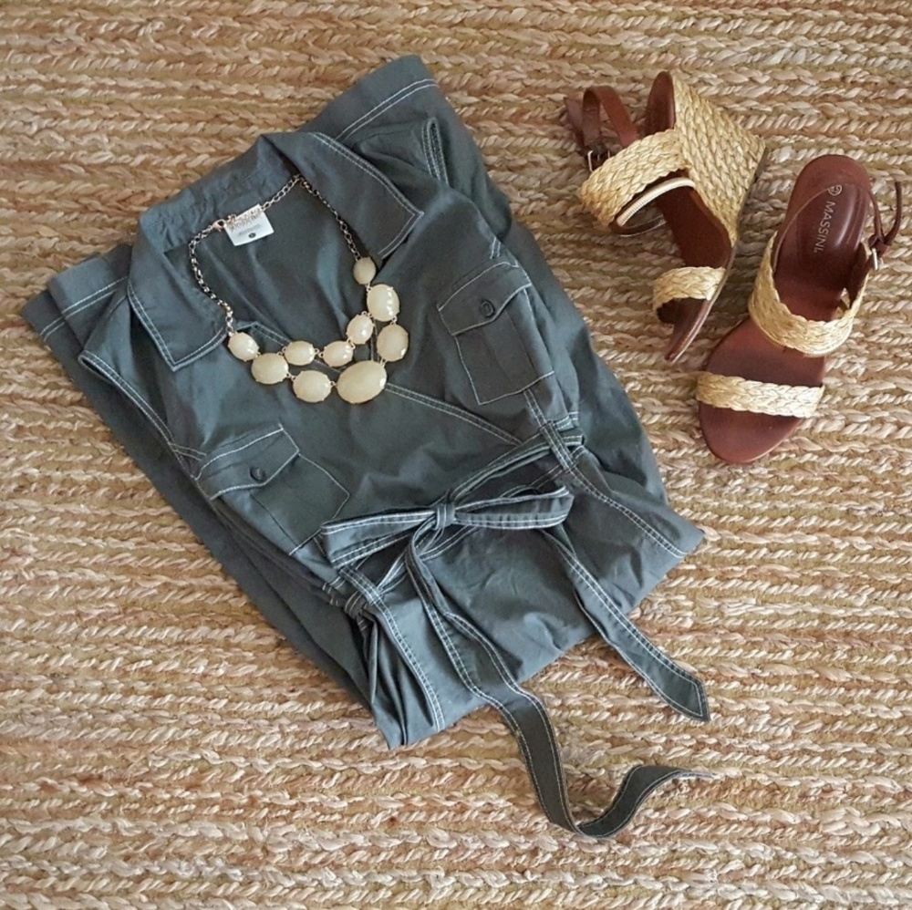 Maternity Shirt Dress